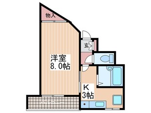 サザンクロスⅡの物件間取画像